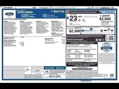 2025 Ford Explorer Platinum 4WD