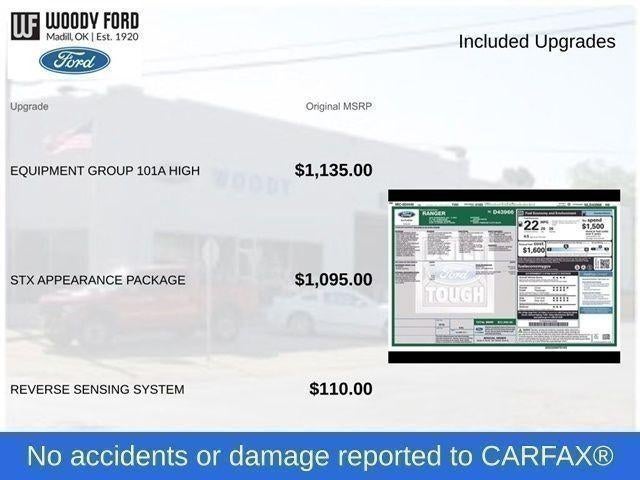 2022 Ford Ranger XL 2WD SuperCrew 5' Box