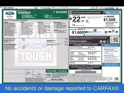2022 Ford Ranger XL 2WD SuperCrew 5' Box