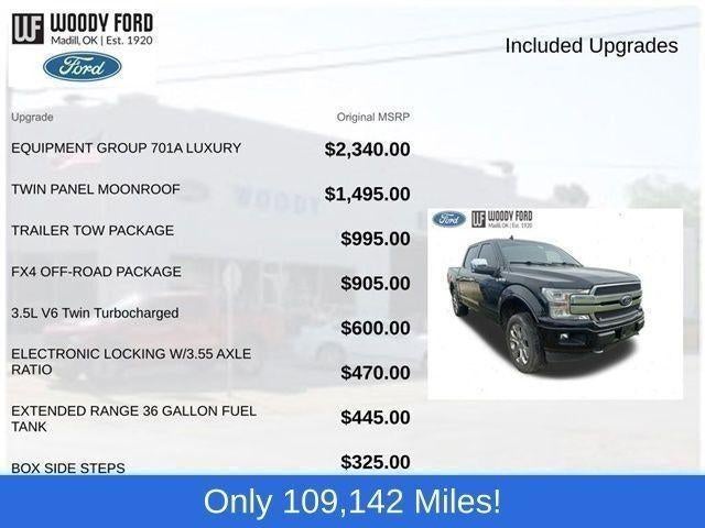 2020 Ford F-150 Platinum 4WD SuperCrew 5.5' Box