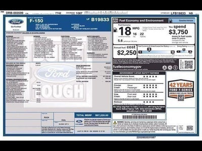 2020 Ford F-150 Platinum 4WD SuperCrew 5.5' Box