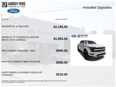2023 Ford F-150 Raptor 4WD SuperCrew 5.5' Box