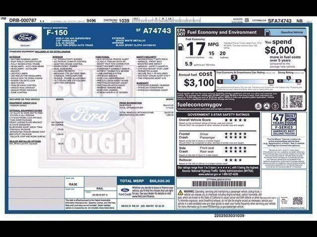 2025 Ford F-150 Tremor 4WD SuperCrew 5.5' Box