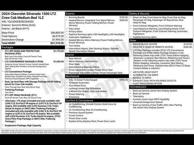 2024 Chevrolet Silverado 1500 Crew Cab Standard Box 4-Wheel Drive LTZ
