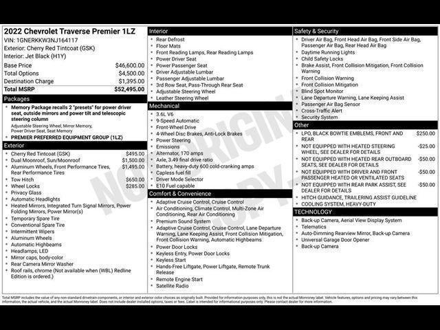 2022 Chevrolet Traverse FWD 1LZ