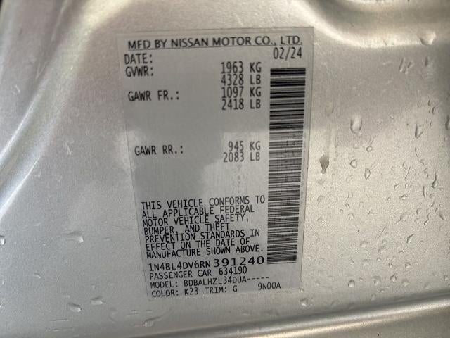 2024 Nissan Altima 2.5 SV Sedan