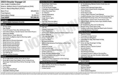 2023 Chrysler Voyager LX FWD