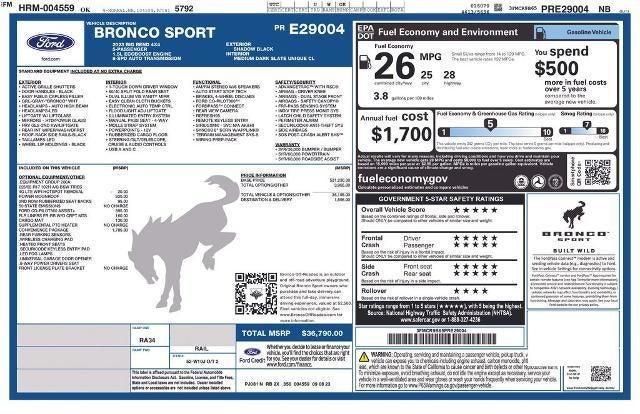 2023 Ford Bronco Sport Big Bend 4x4