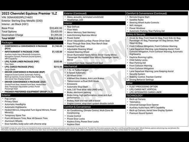 2023 Chevrolet Equinox AWD Premier