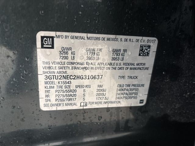 2017 GMC Sierra 1500 Crew Cab Short Box 4-Wheel Drive SLT