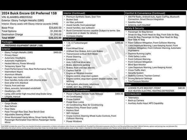 2024 Buick Encore GX Preferred FWD