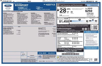 2021 Ford EcoSport SE FWD